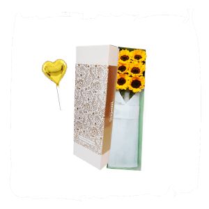 Caja Bloom x6 Mini girasoles