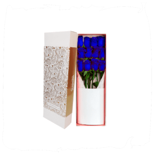 Caja x 12 Rosas Azules