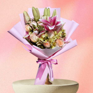 Ramo Lirios Rose