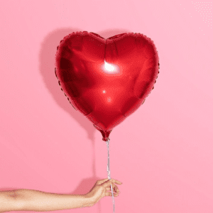 Globo corazón Helio