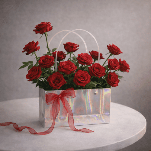 cartera garden rosas