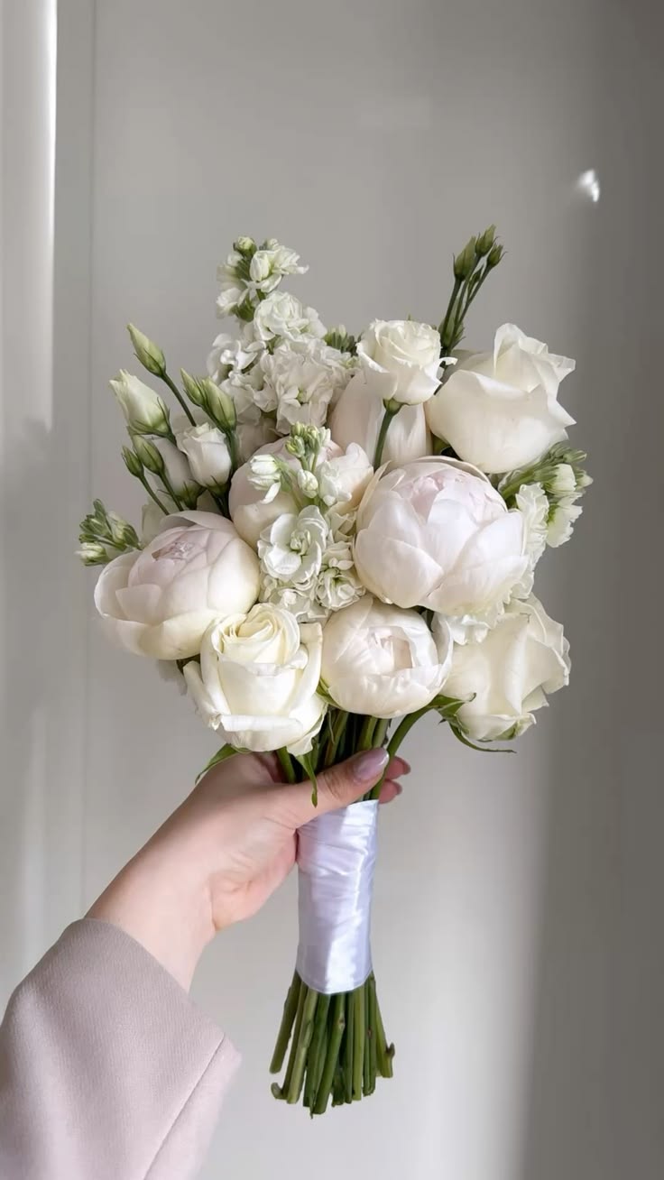 boquet novia de peonia