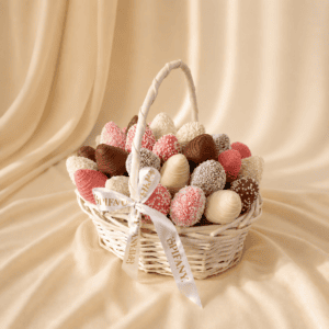 Canasta Fresas Chocolat